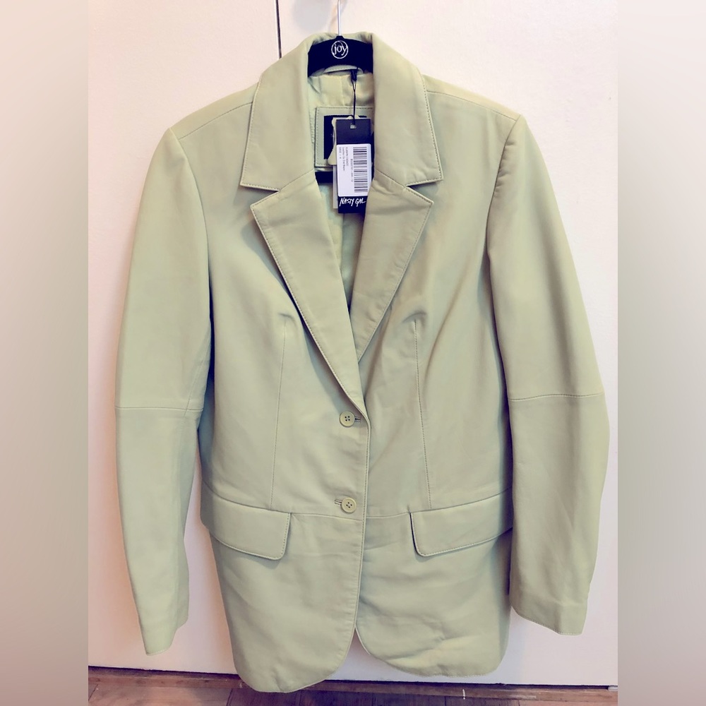 Nasty gal Leather Tailored Blazer
